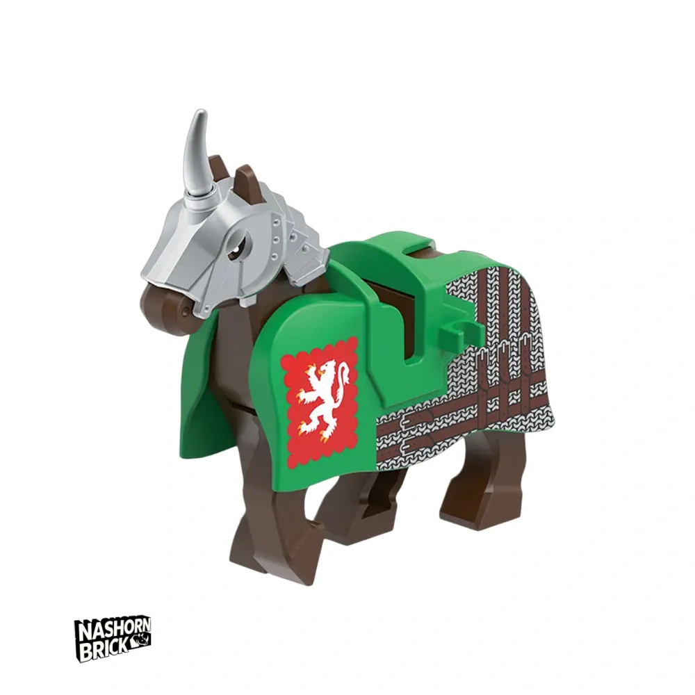 Medieval Thomas Grey of Heaton Warrior Horse For Minifigur - Mount
