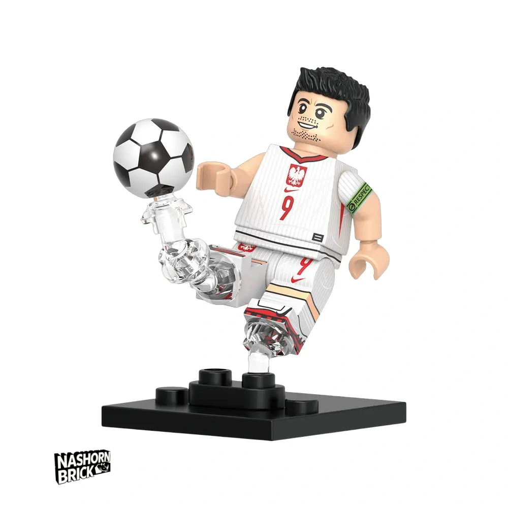 Robert Lewandowski Custom-Minifigur