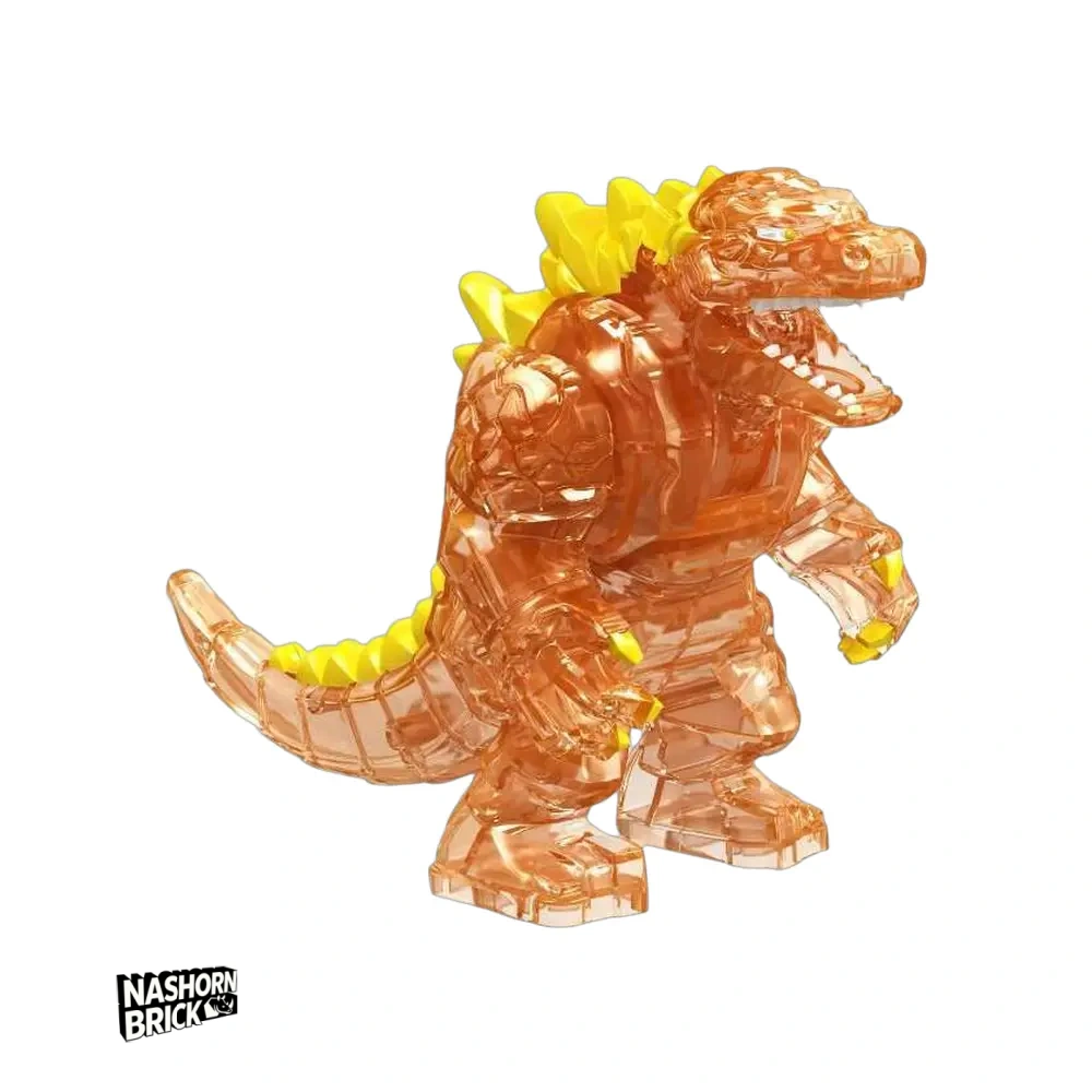 Red Lotus Crystal Bigfig Minifigur - Godzilla