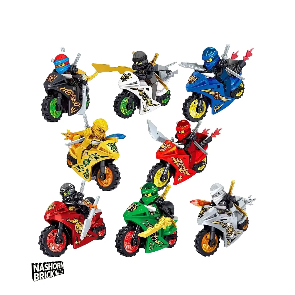 Ninjago Character 8Pcs Minifigur - Ninjago Minifigurn-Set