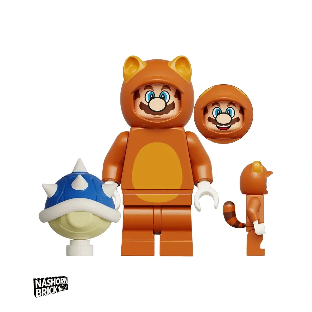 Tanooki Mario Minifigur - Super Mario