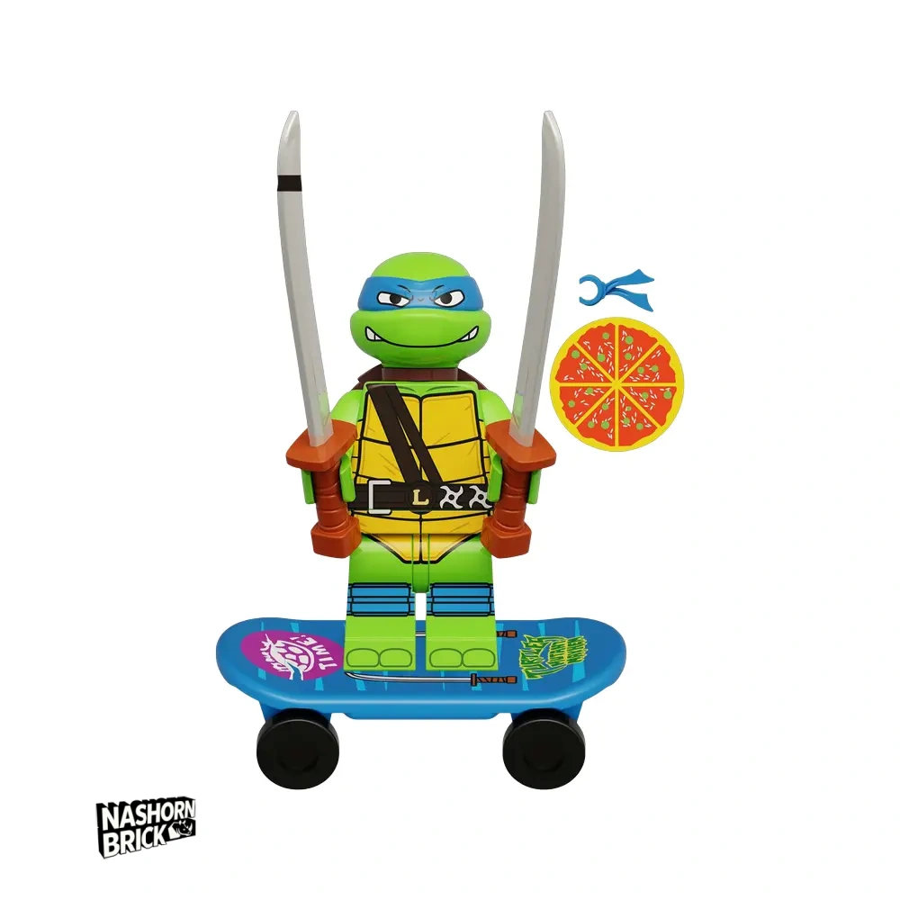 Leonardo Mutant Mayhem Minifigur - Teenage Mutant Ninja Turtles