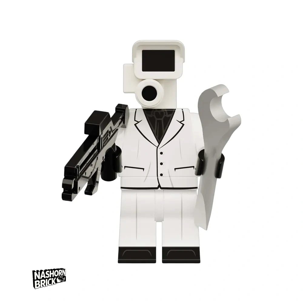 Monitor Man Minifigur - Skibidi Battle