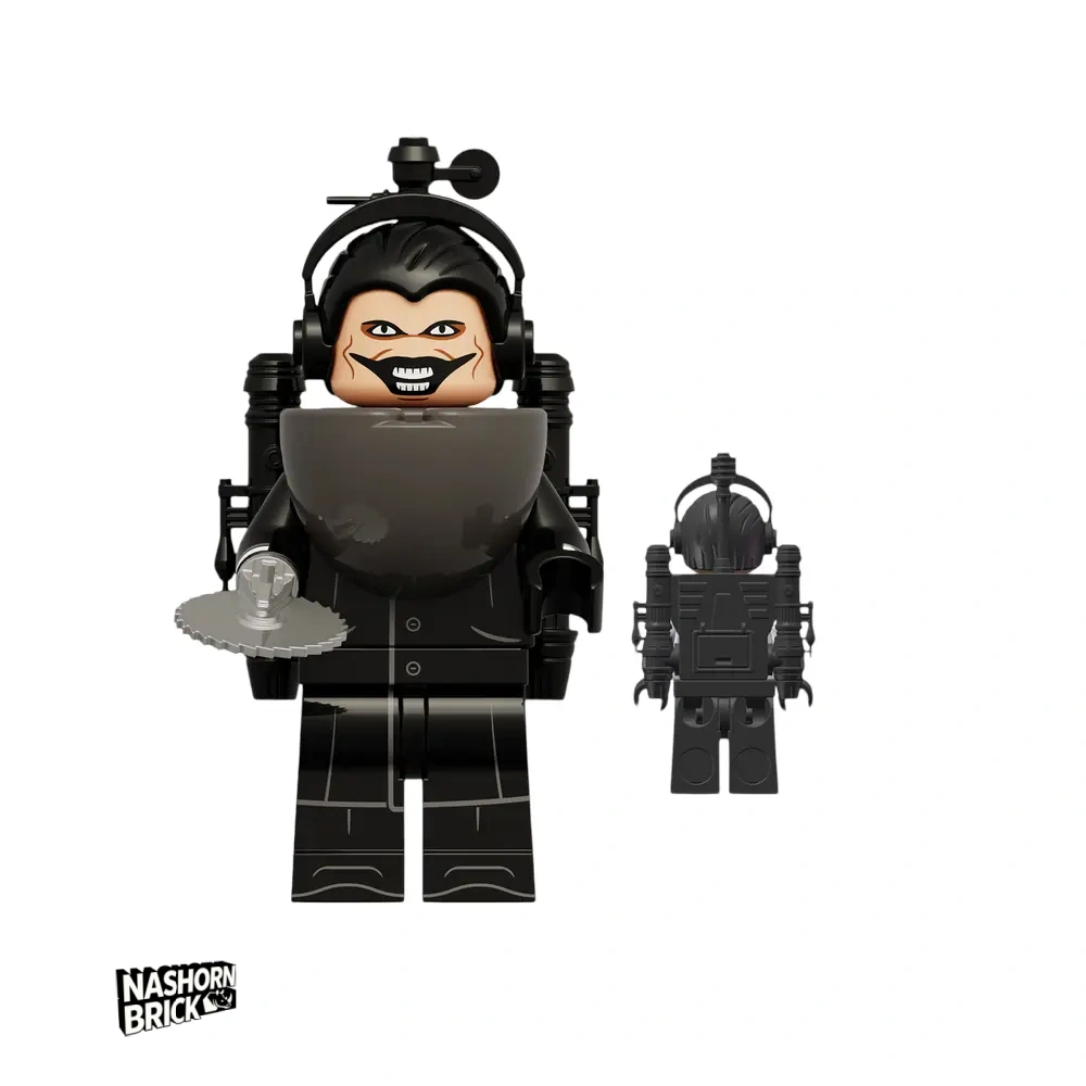 Humanoid Toilet Man Custom-Minifigur - Skibidi Battle