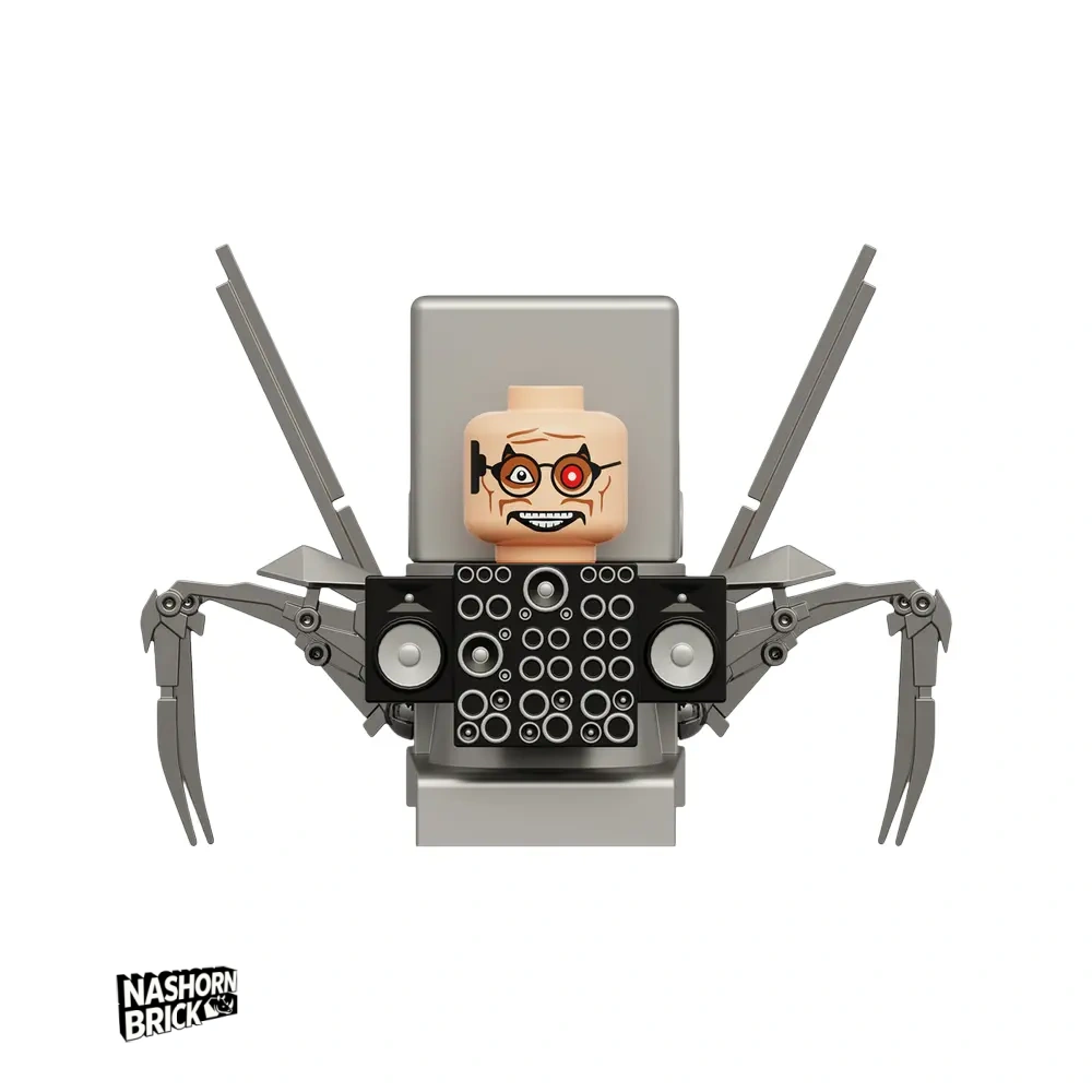 Dr. Toilet Man Minifigur - Skibidi Battle