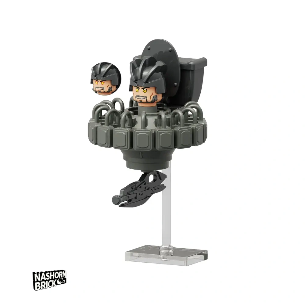 UFO Toilet Man Minifigur - Skibidi Battle