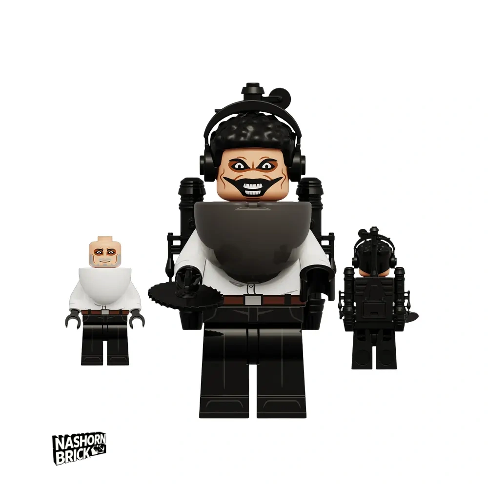 Humanoid Toilet Man Minifigur - Skibidi Battle