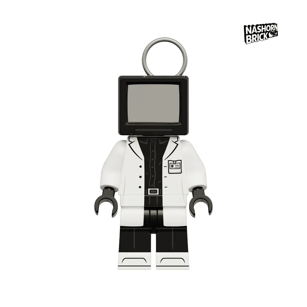 TV Man Einzelne Minifigur - Skibidi Battle