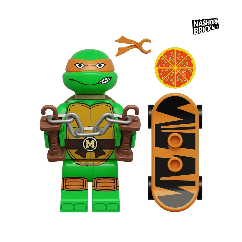 Michelangelo Minifigur - Teenage Mutant Ninja Turtles 2