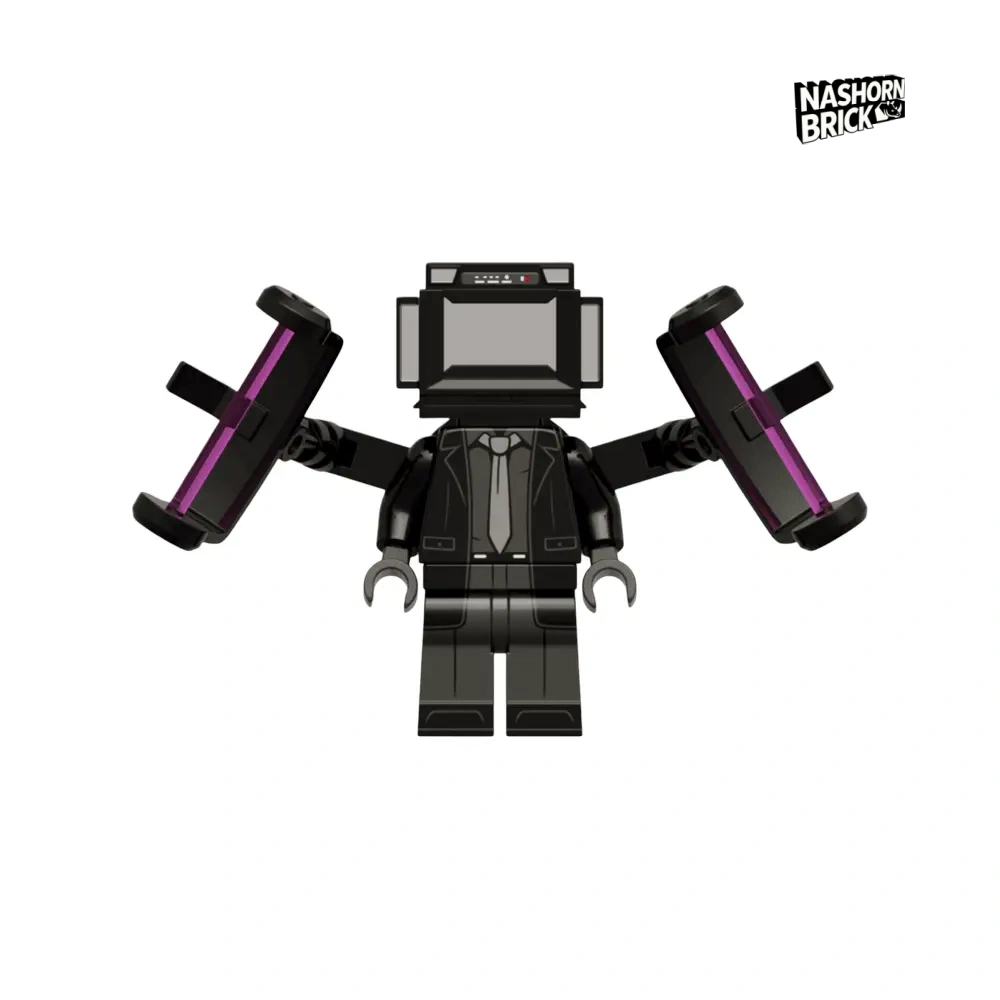 Large TV Man 2.0 Minifigur - Skibidi Battle
