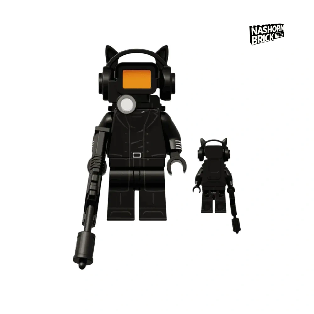 Sniper Cameraman Minifigur - Skibidi Battle