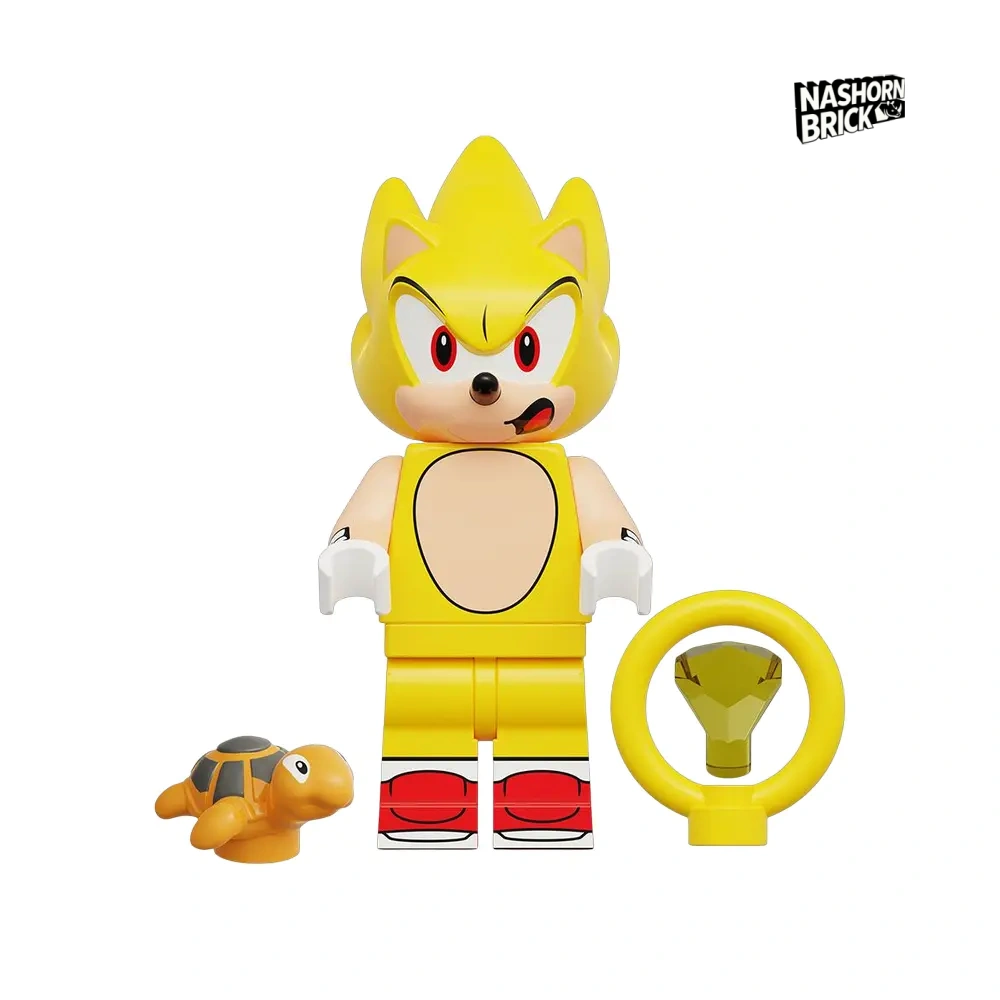 Super Sonic Minifigur - Sonic the Hedgehog