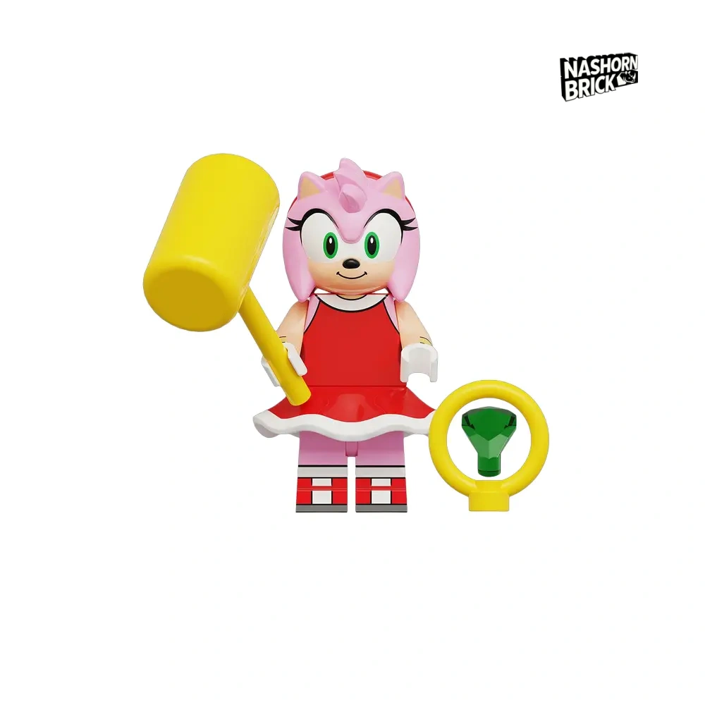 Amy Rose Minifigur - Sonic the Hedgehog