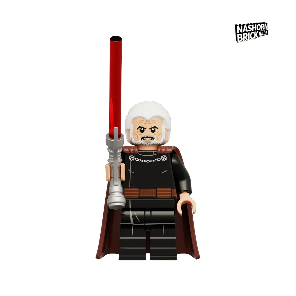 Count Dooku Star Wars Custom-Minifigur