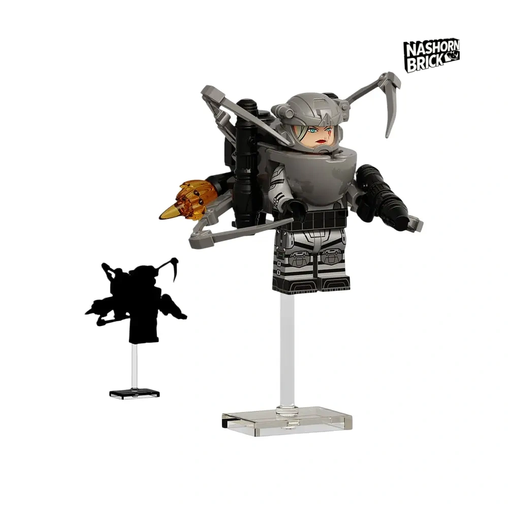Female Special Forces Minifigur - Skibidi Battle
