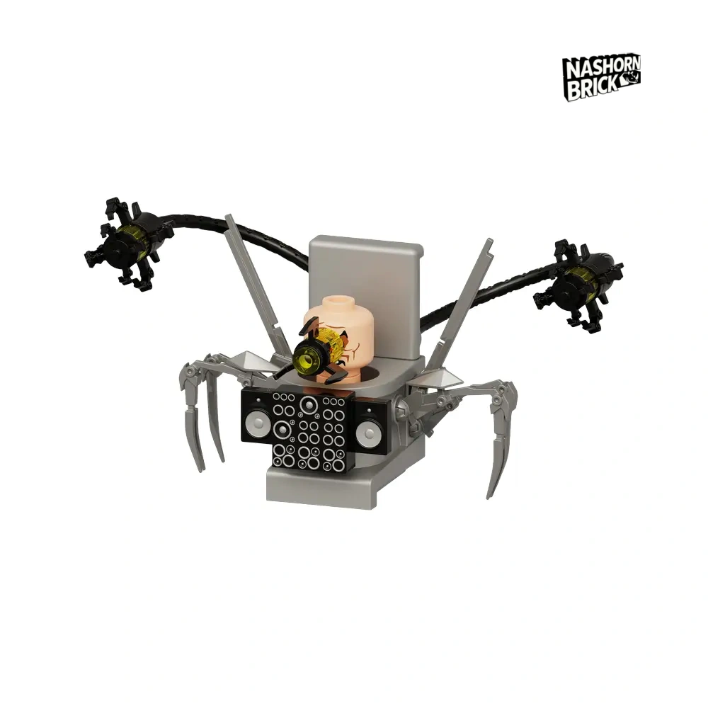 Chief Scientist Skibidi Toilet Mech Minifigur - Skibidi Battle