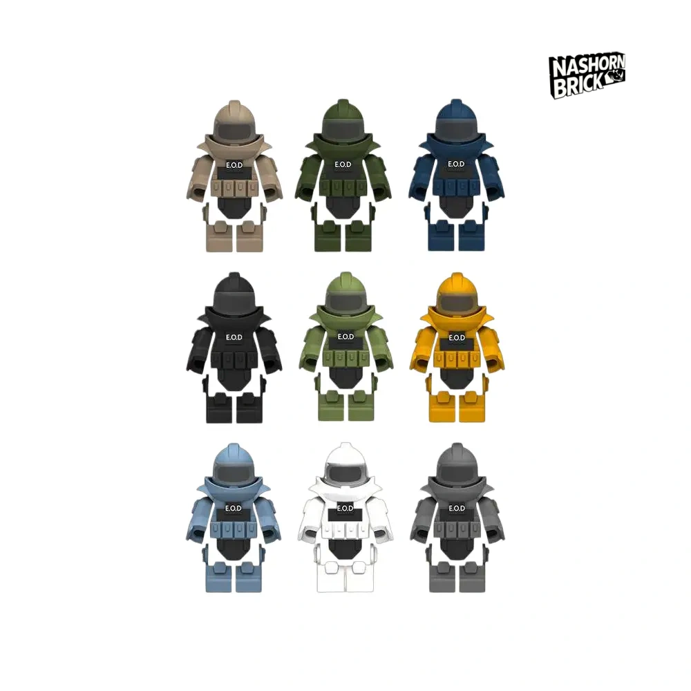 Army Explosion-Proof Suit Minifigur Accessory Minifigur