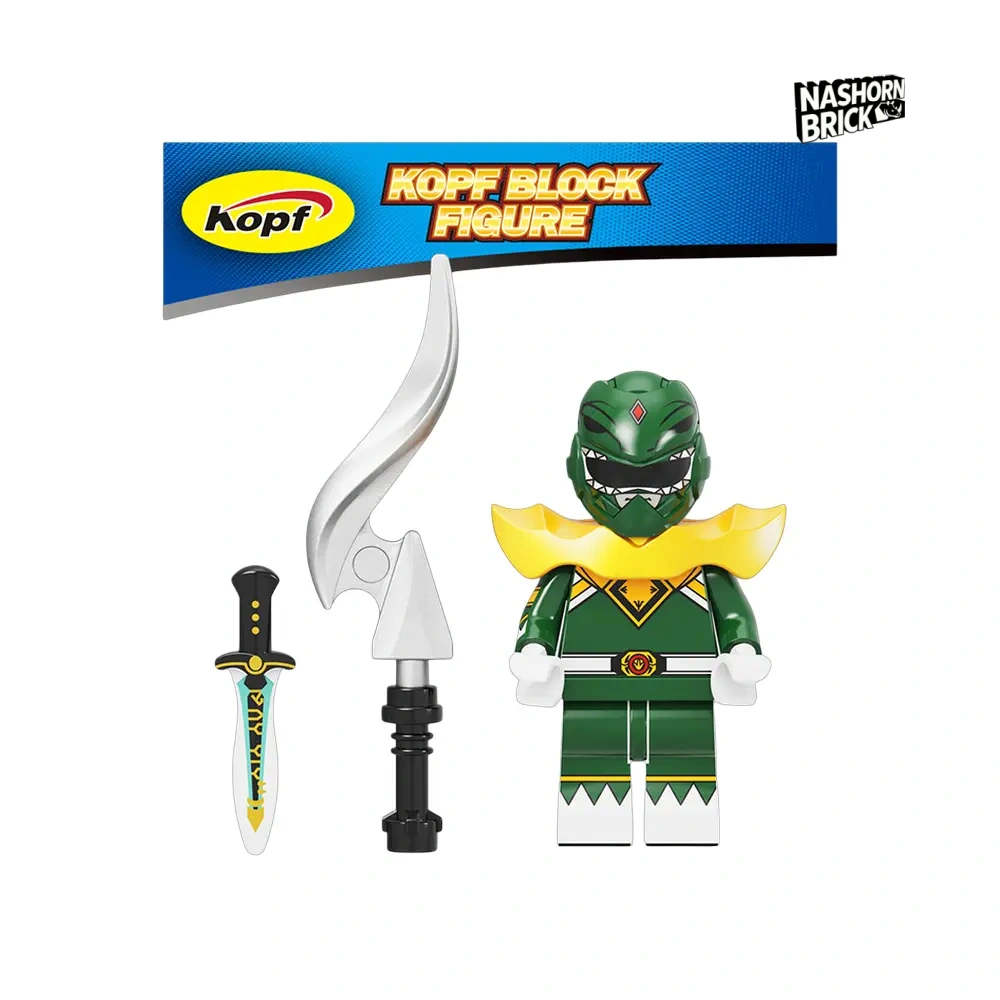 Green Ranger Minifigur - Super Sentai