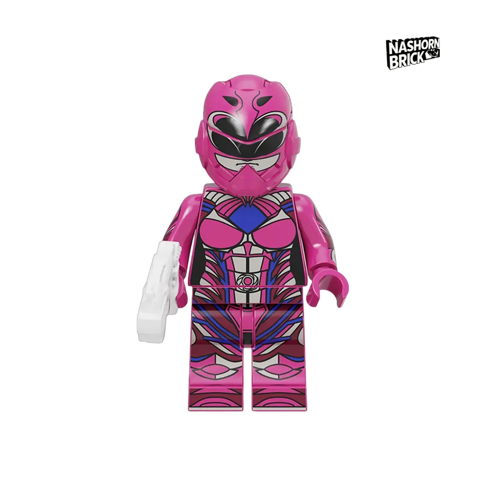 Pink Ranger Minifigur - Super Sentai
