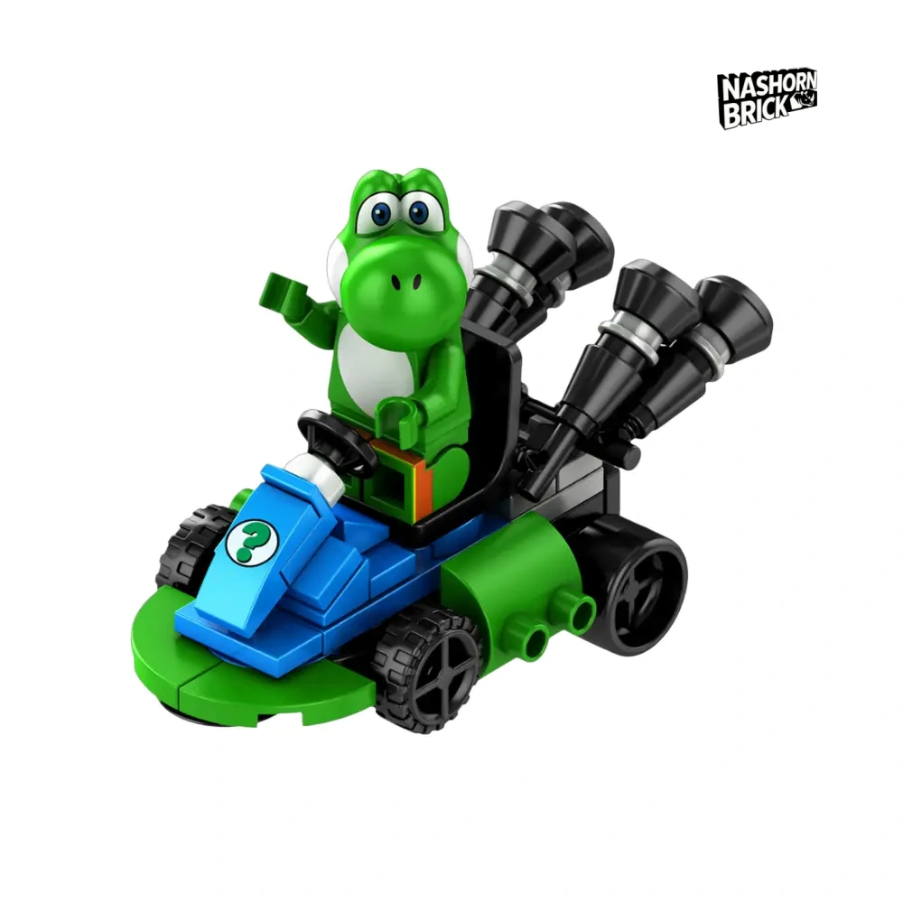 Mario Kart Yoshi Minifigur - Super Mario