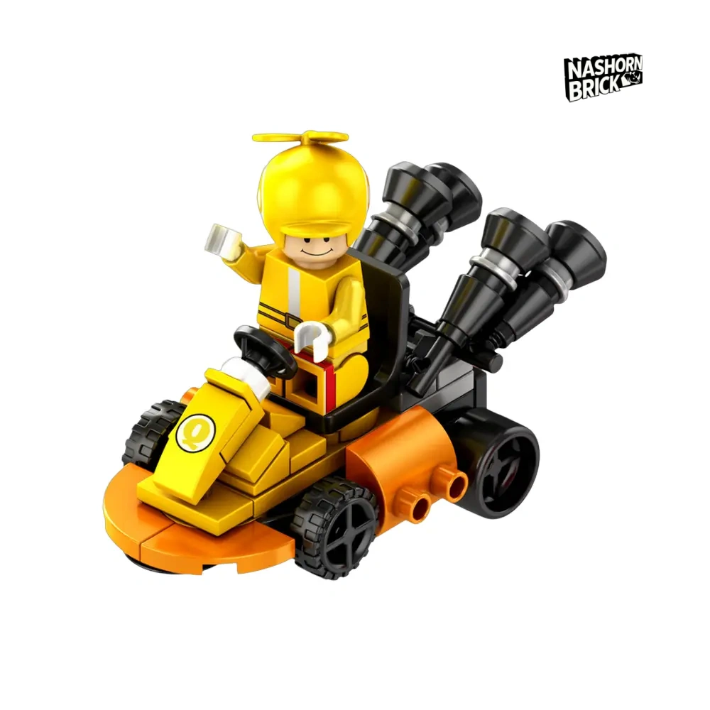 Mario Kart Yellow Toad Minifigur - Super Mario