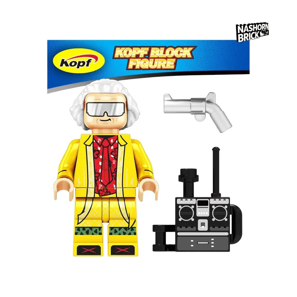 Doc Brown Minifigur - Back to the Future
