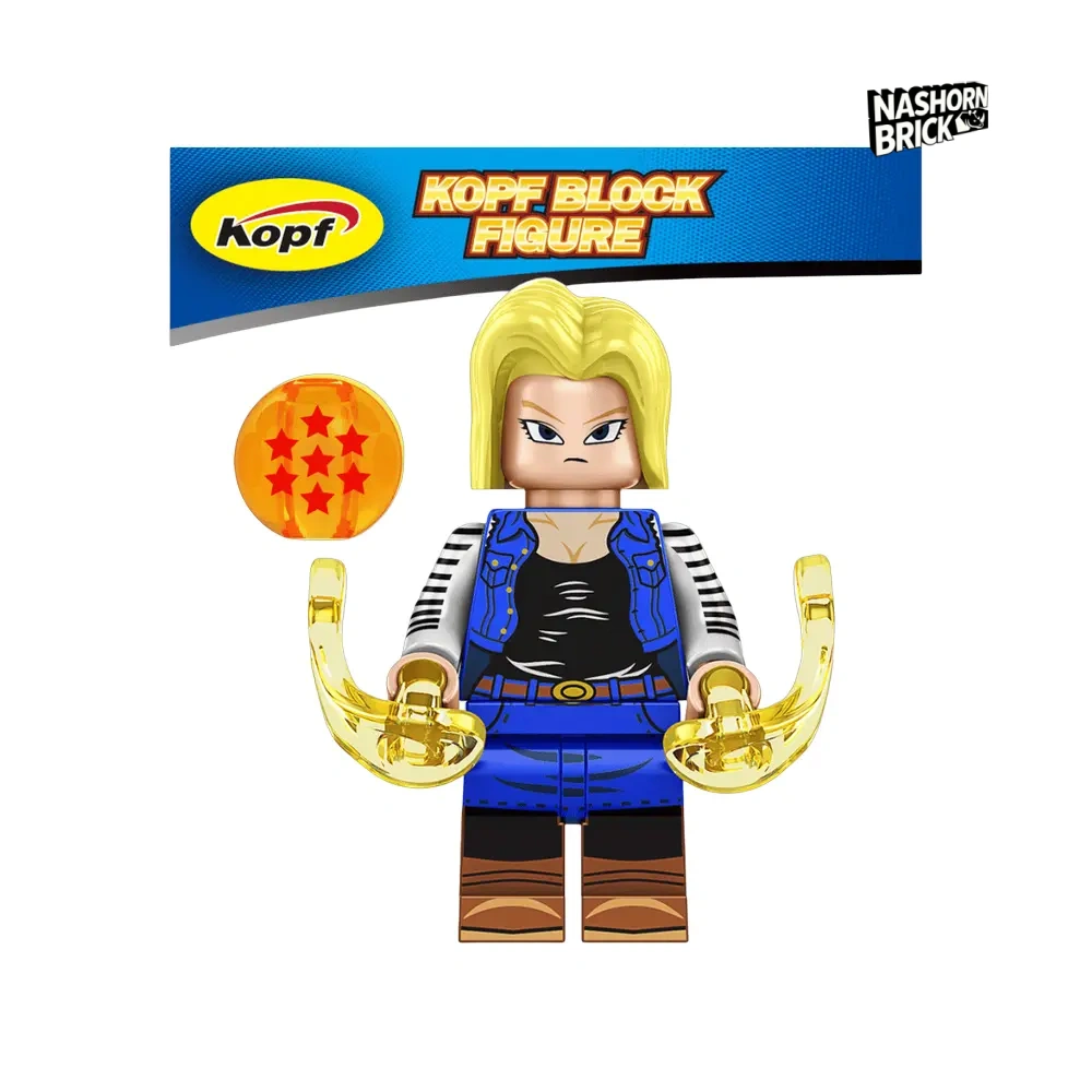 Android 18 Einzelne Minifigur Dragon Ball Z