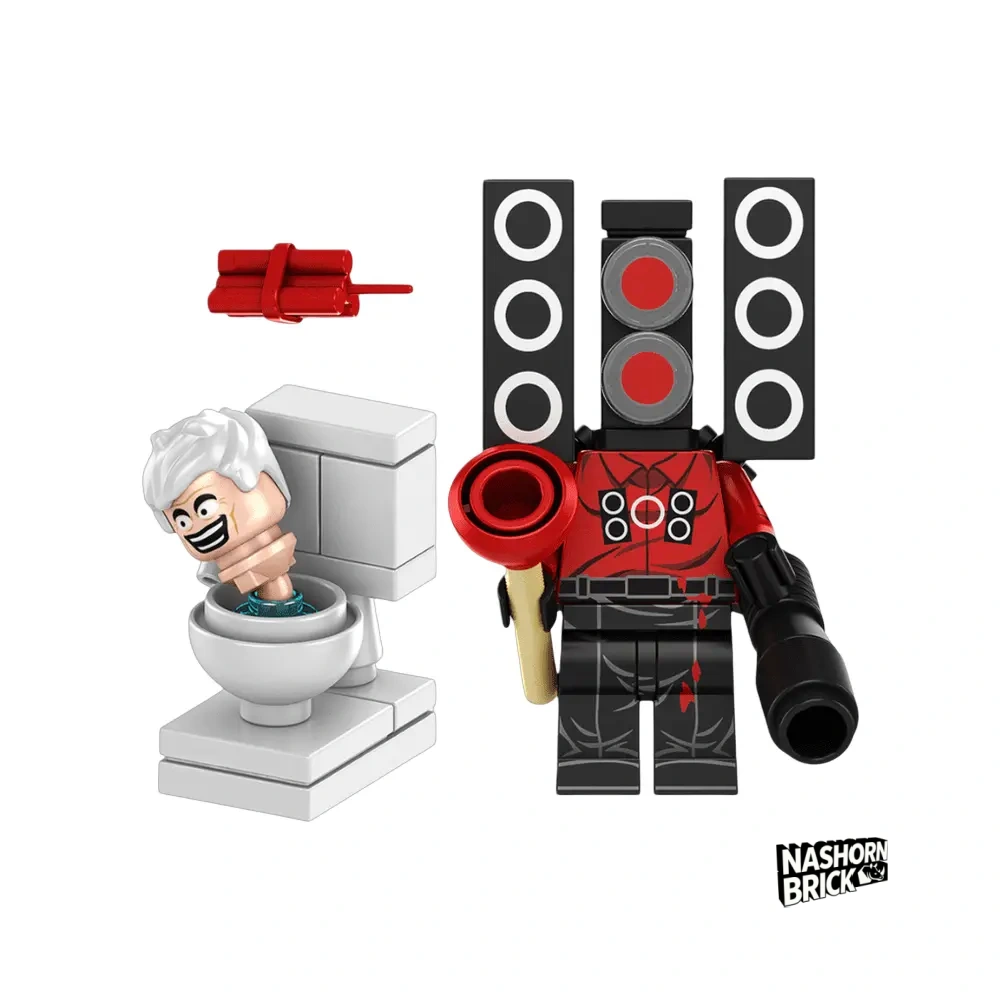 Titan Speakerman Custom-Minifigur - Skibidi Battle