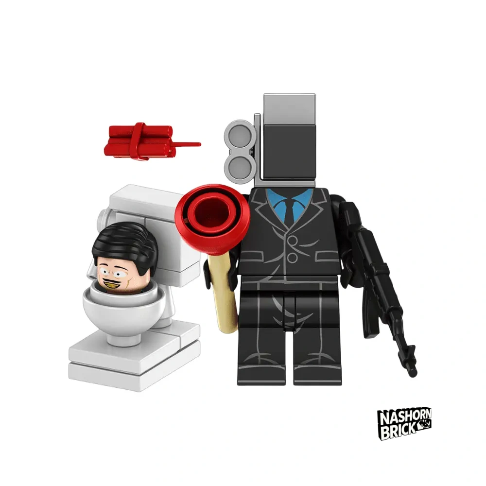 Cameraman Minifigur - Skibidi Battle