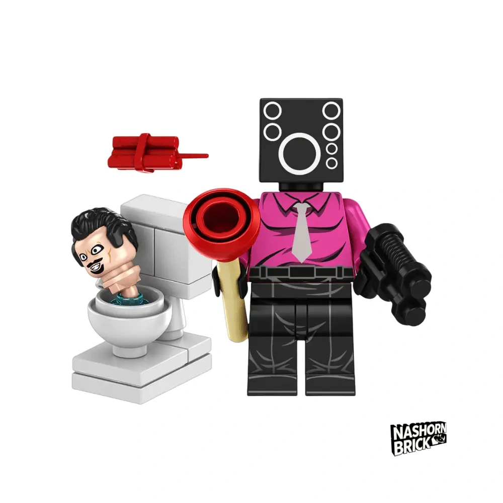 Speakerman Einzelne Minifigur - Skibidi Battle