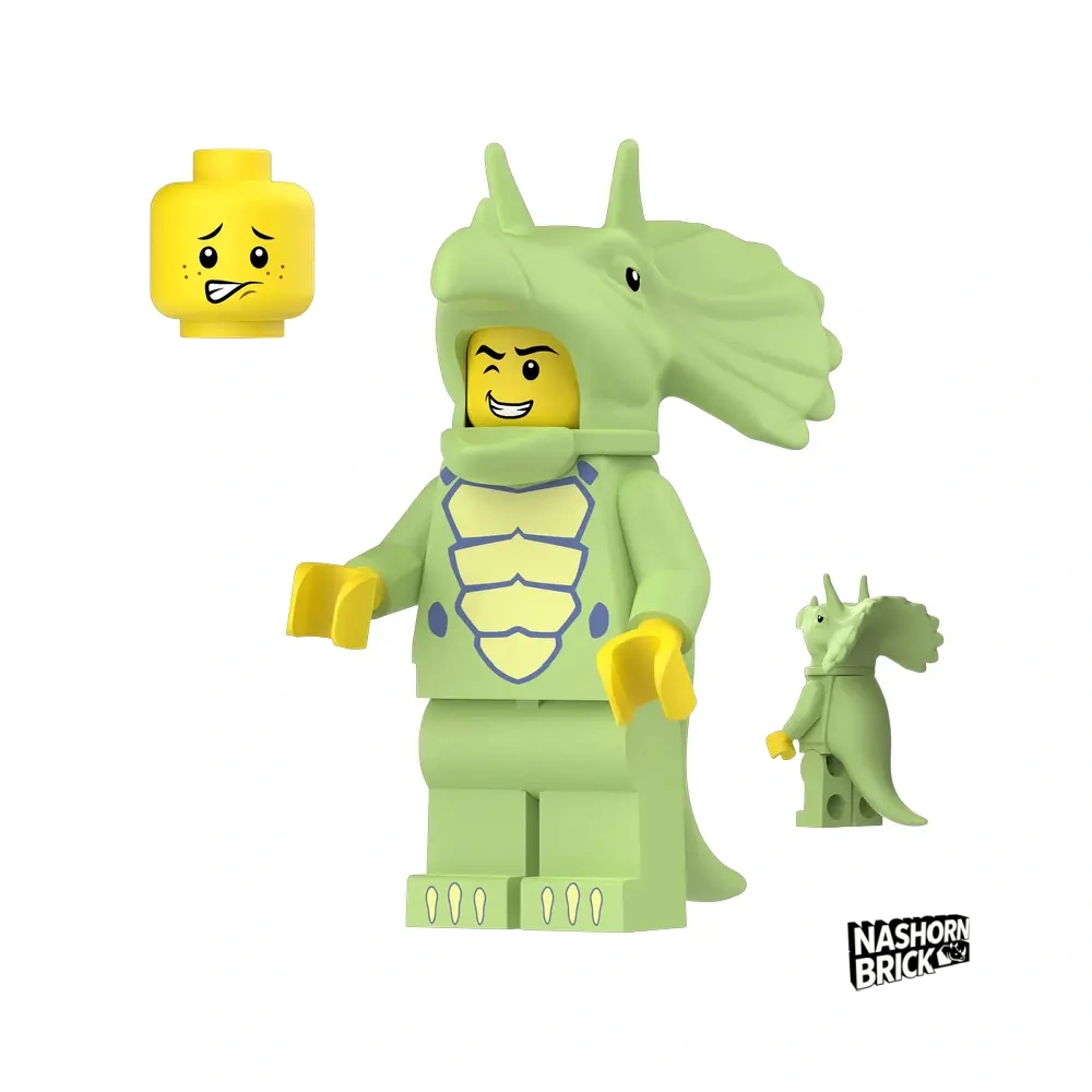 Triceratops Costume Fan Neue Minifigur