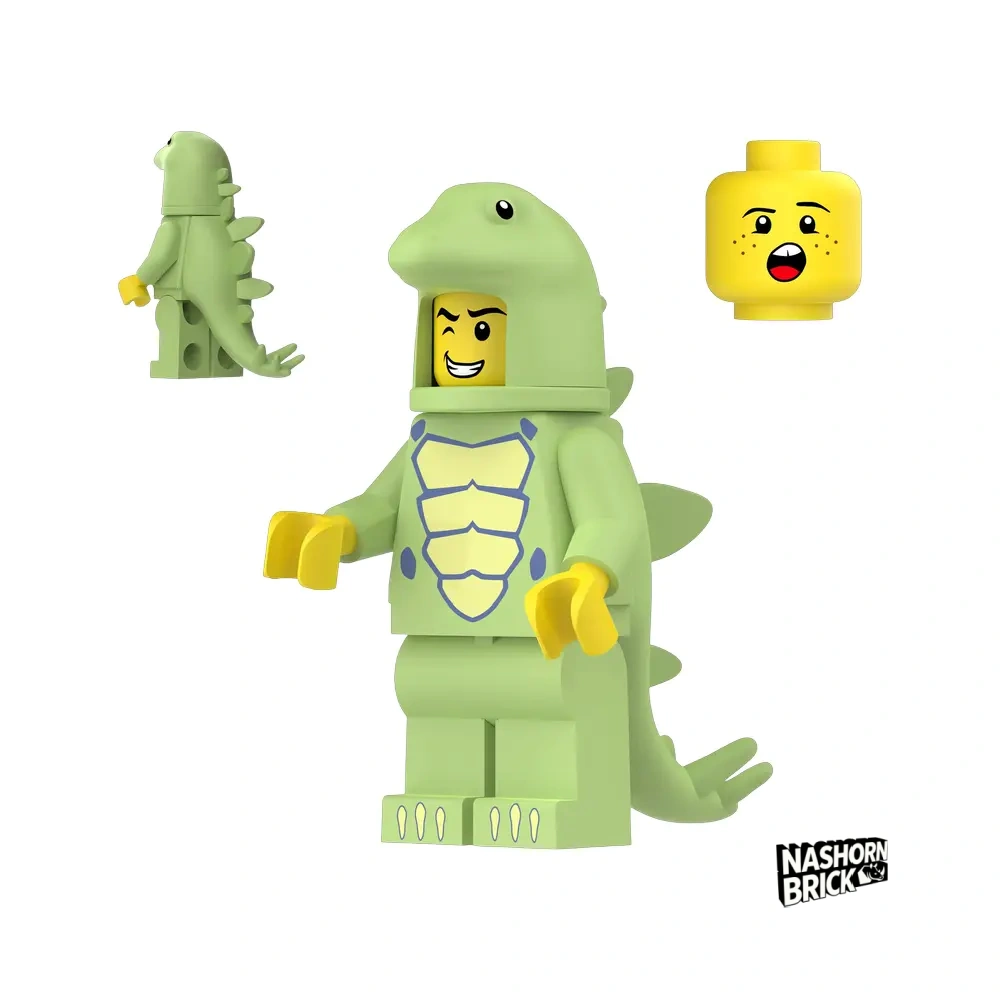 Stegosaurus Costumed Fan Minifigur