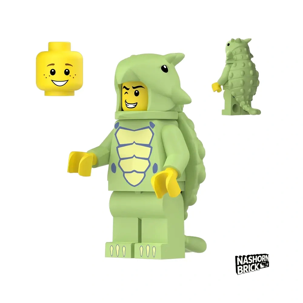 Ankylosaurus Costume Fan Minifigur
