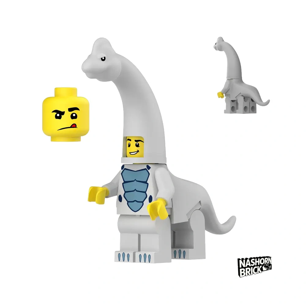 Brachiosaurus Costume Fan Einzelne Minifigur