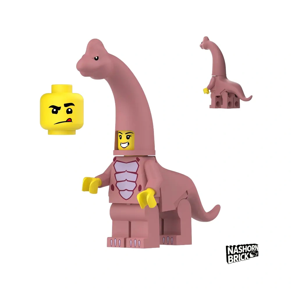 Brachiosaurus Costume Fan Neue Minifigur