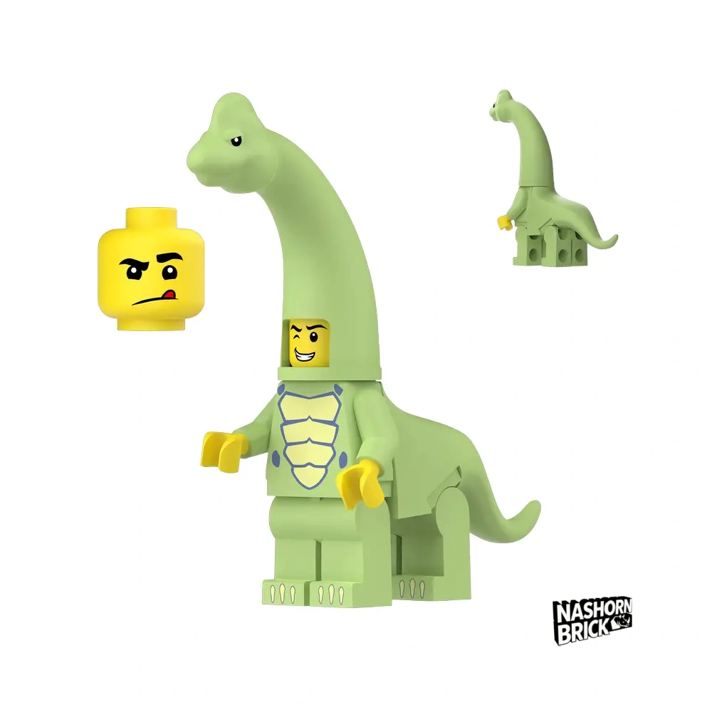 Brachiosaurus Costume Fan Minifigur