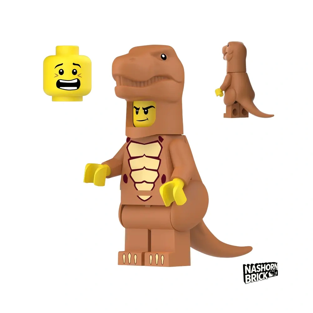 Tyrannosaurus Costume Fan Minifigur