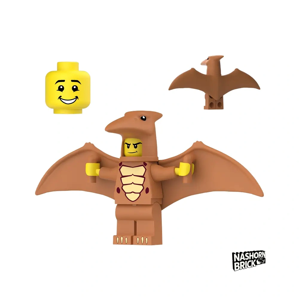 Pterosaur Costume Fan Custom-Minifigur