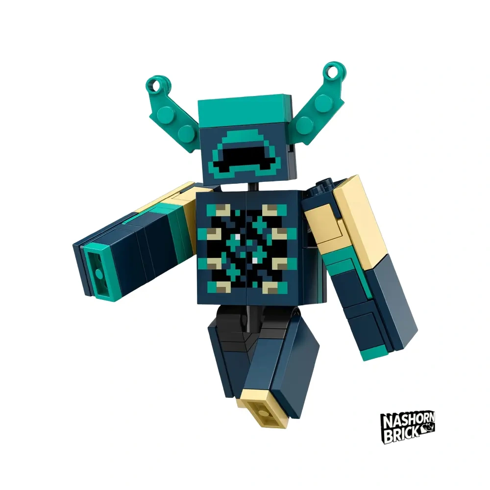 Warden Custom-Minifigur - Minecraft