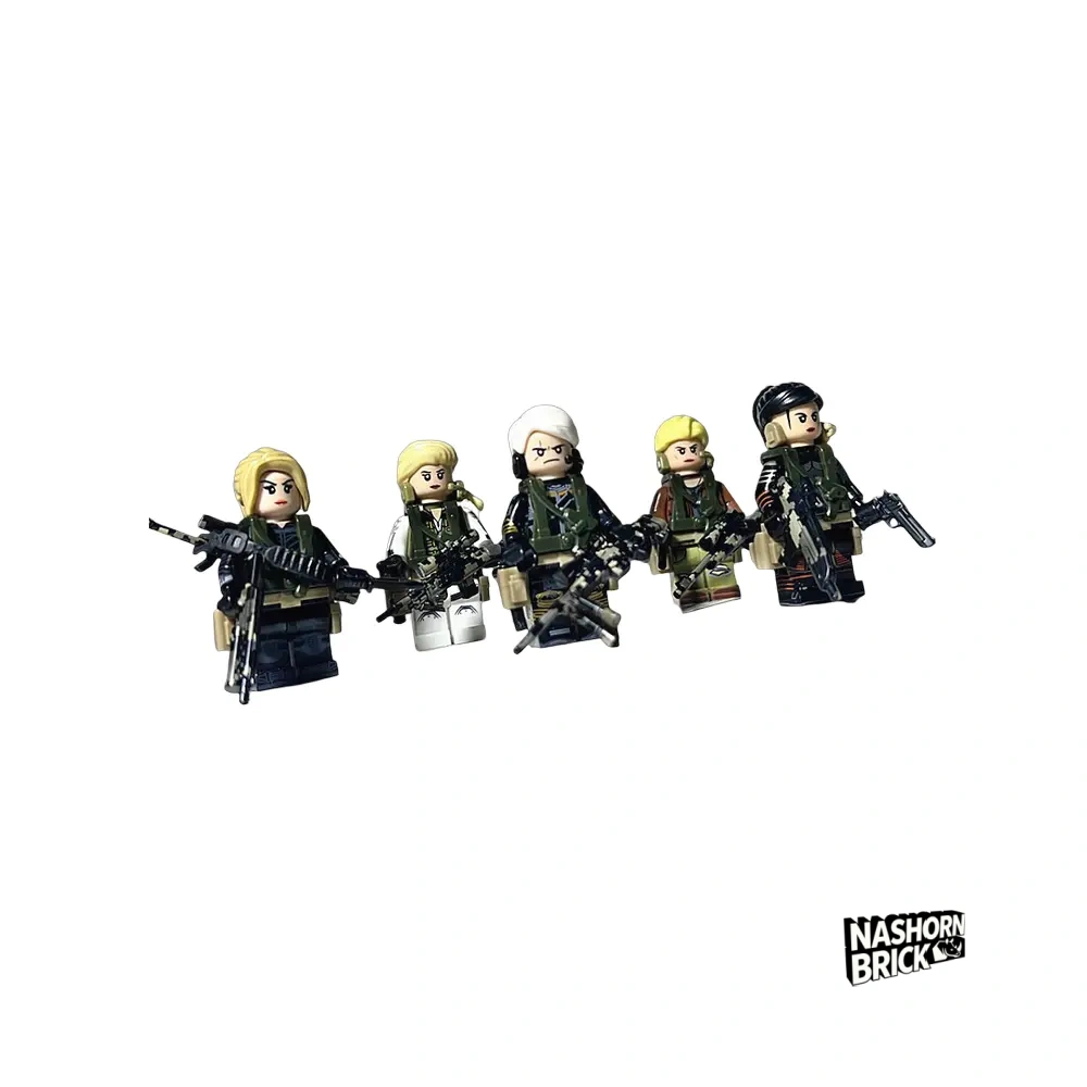 Army Modern Soldier Female Irish Mercenaries Minifigur