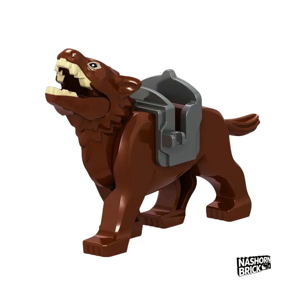 Lord of the Rings Brown Warg Minifigur