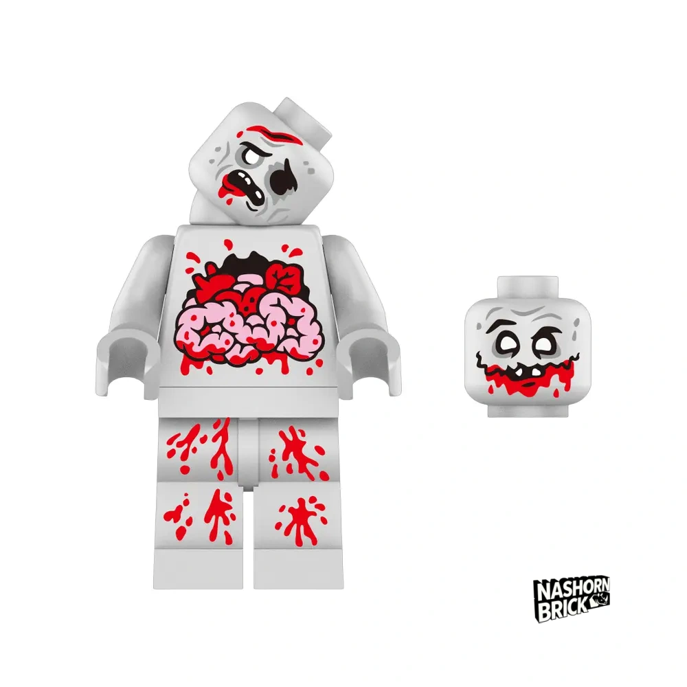 Custom-Minifigur - Zombie