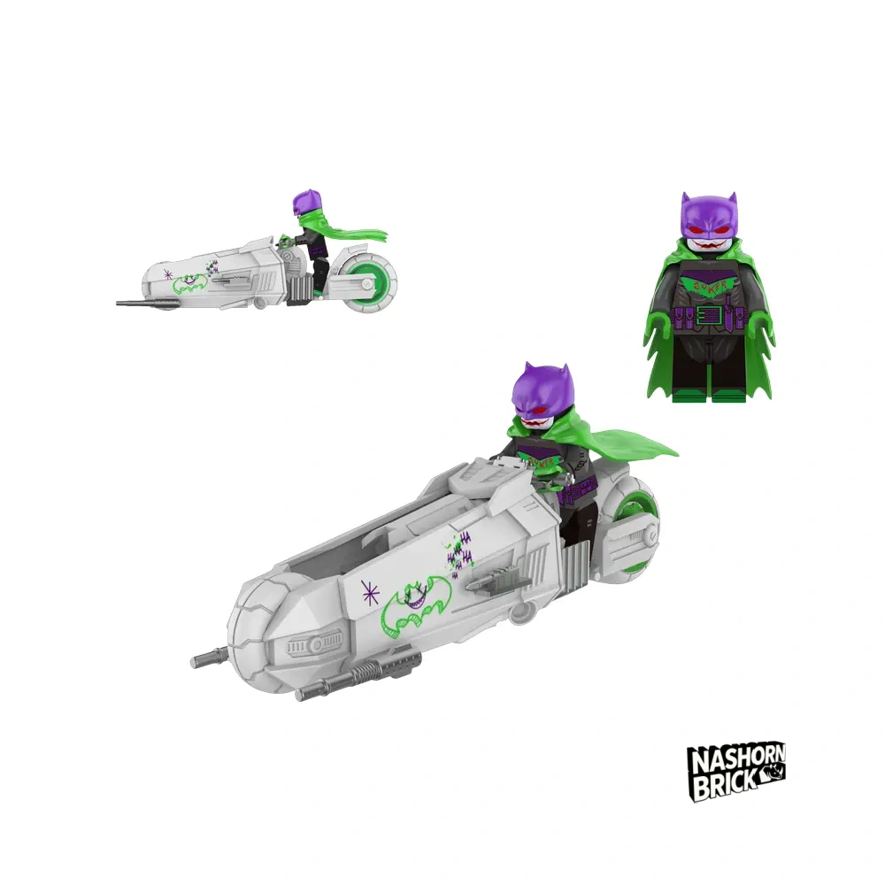 Batman White Knight Jokerized Minifigur