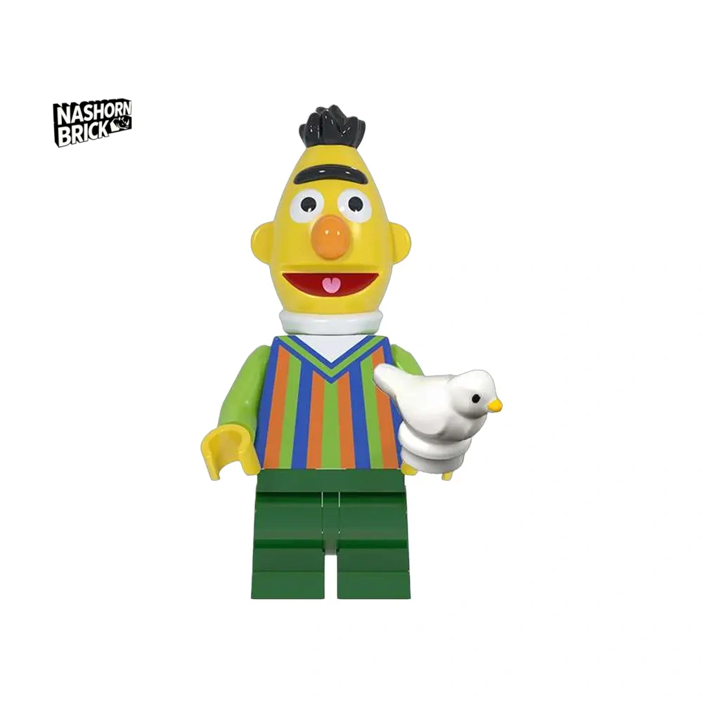 Bert Minifigur - Sesame Street