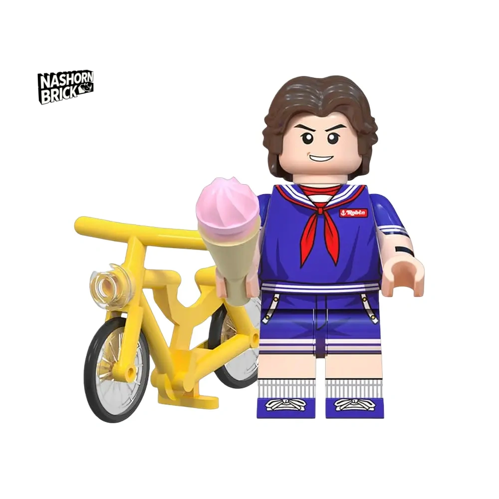 Steve Harrington (Scoops Ahoy) Minifigur - Stranger Things