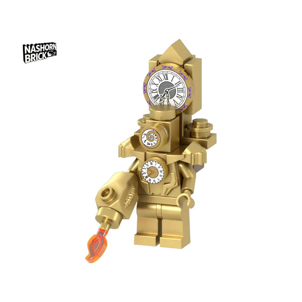 Clockman Kompatible Minifigur - Skibidi Battle