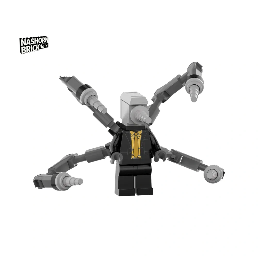 Drillman Minifigur - Skibidi Battle