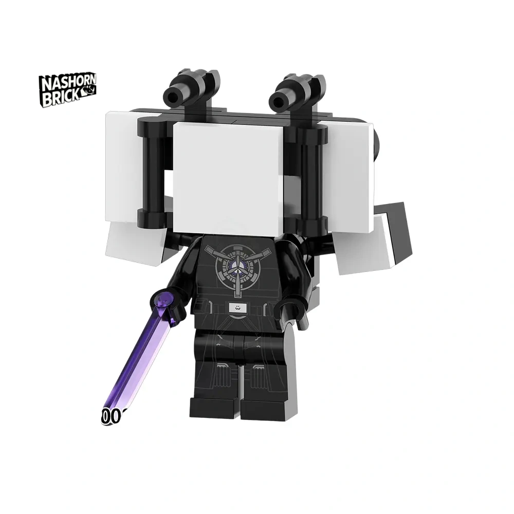 Upgraded Titan TV man Minifigur - Skibidi Battle