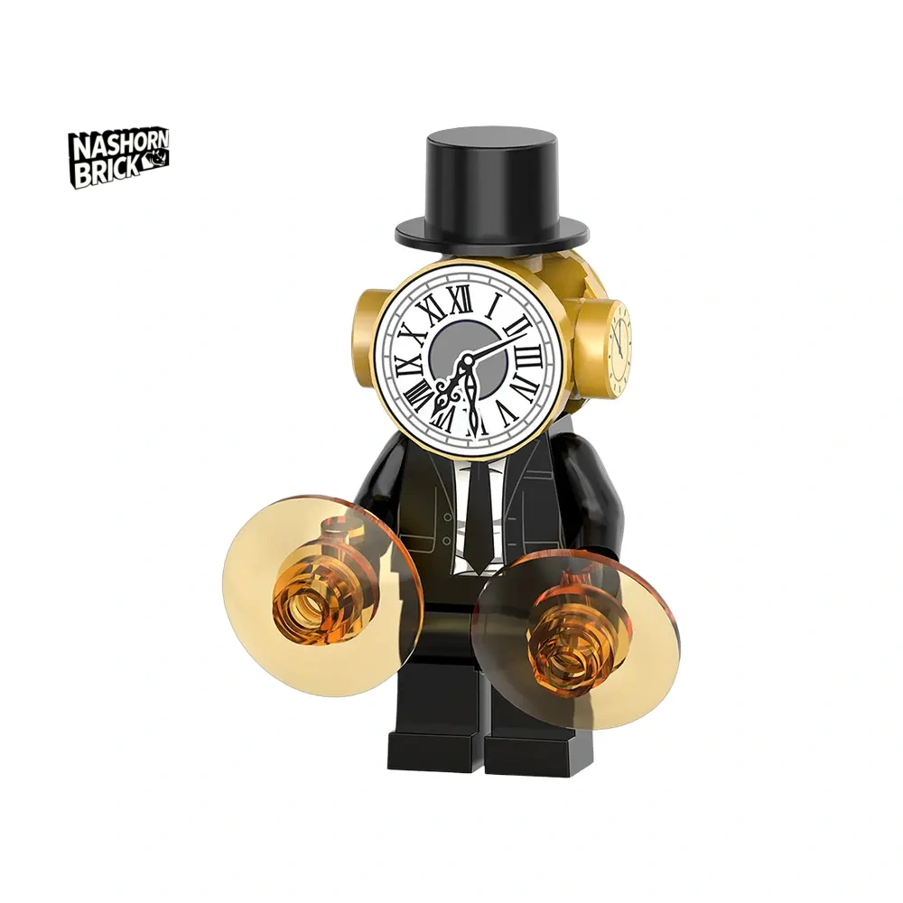 Clockman Custom-Minifigur - Skibidi Battle