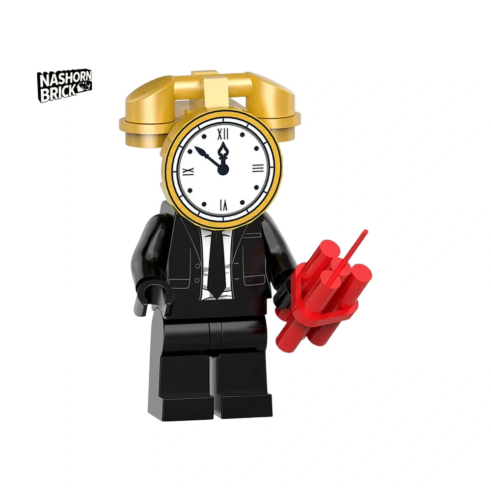 Clockman Neue Version Minifigur - Skibidi Battle